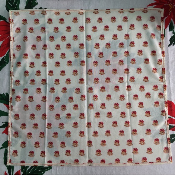 🔔 Handmade Vintage Style Golden Bells Napkins, Set of 2 🔔 - Picture 6 of 16